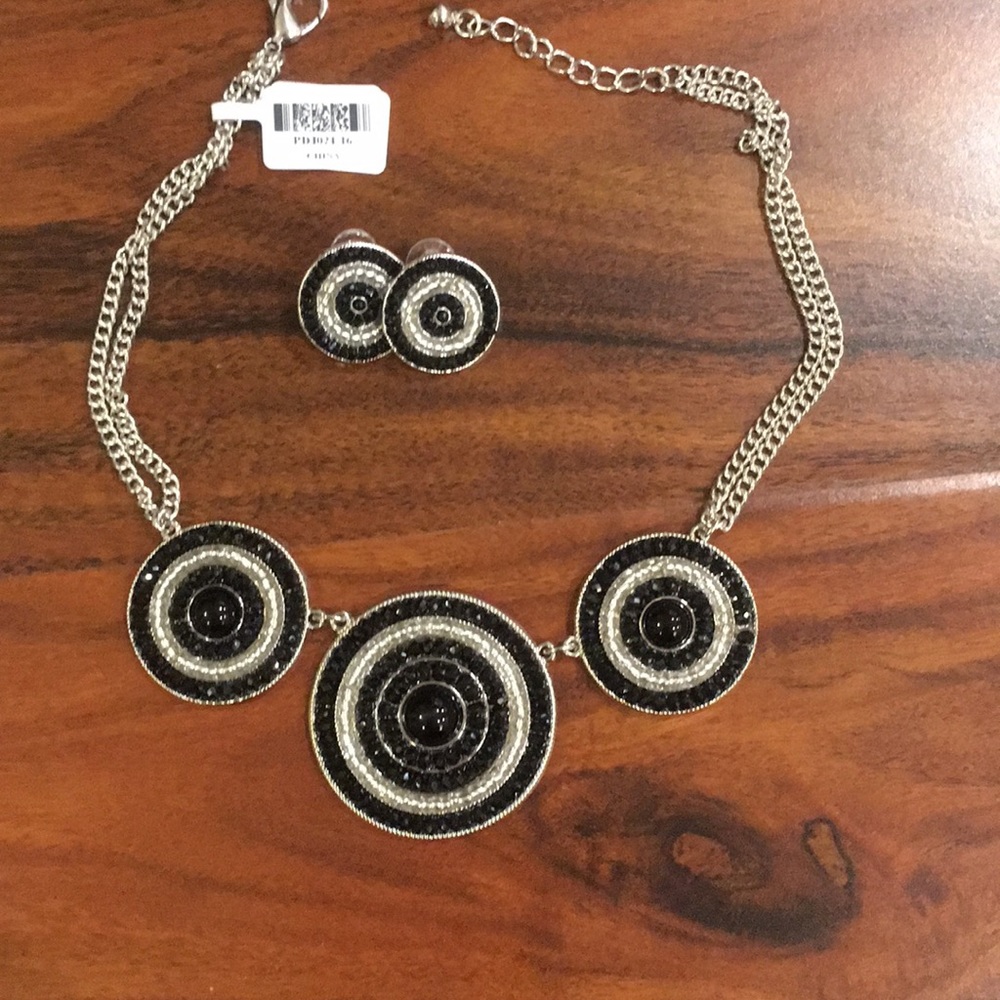 Necklace and earrings